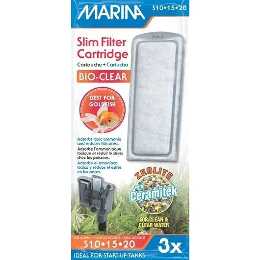 Marina Bio Clear Cartridge for Slim Filters - 3 pack