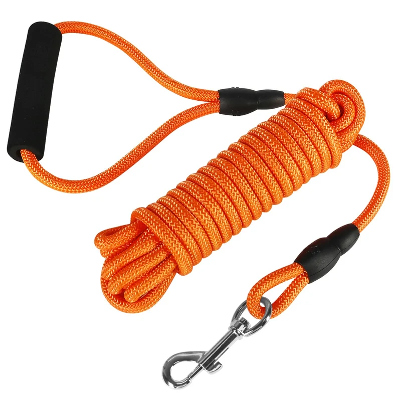 Vivifying Longe-Chien Flottante 20ft – Laisse d'entraînement légère et confortable