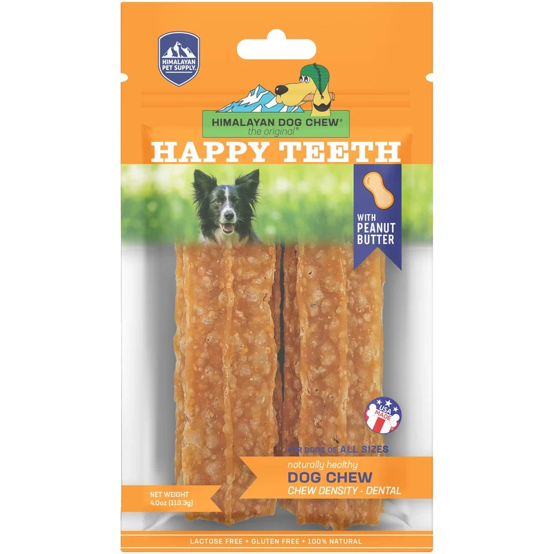 Happy Teeth Fromage de Yak – Friandises Dentaires Douces (2 pièces) | Himalayan Dog Chew