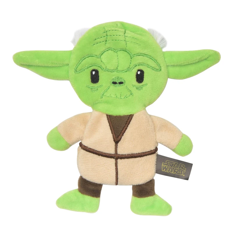 STAR WARS pour animaux - Jouet Yoda Flattie sans garniture, taille moyenne, officiel
