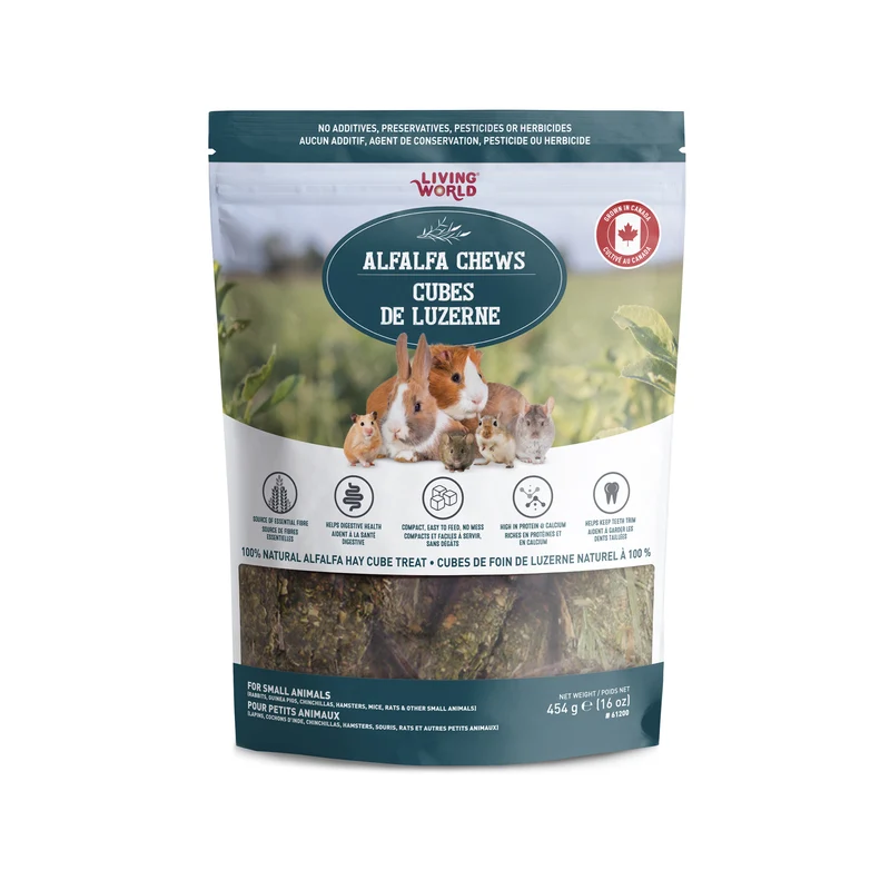 Living World Alfalfa Chews - 454 g (16 oz)