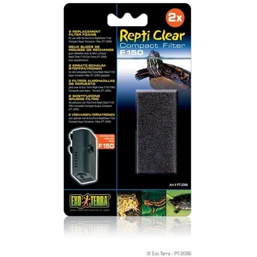 Exo Terra Replacement Filter Foams - 2-Pack