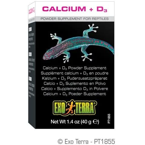 Exo Terra Calcium Powder Supplement - 1.4 oz (40 g)