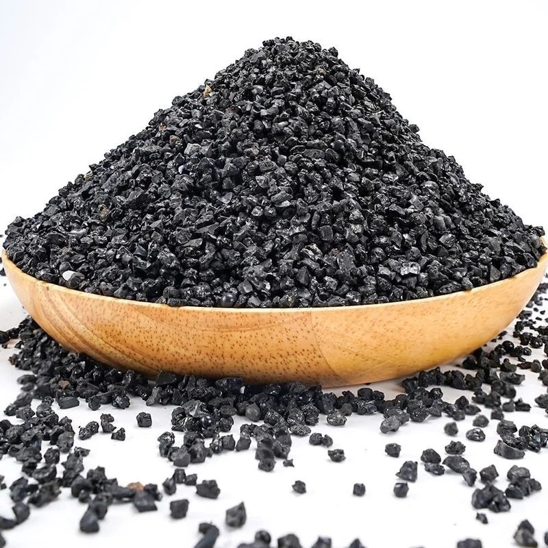 TOYPOPOR Galets de lave noirs – 1 kg pour aquarium d'eau douce et décoration intérieure