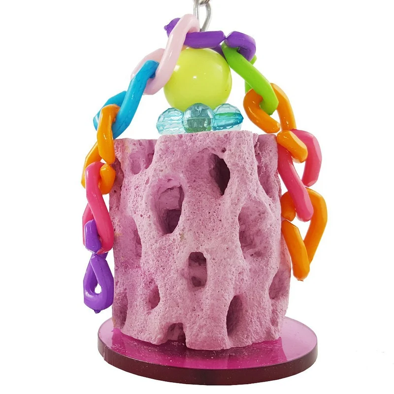 Wontee Calcium pour Oiseaux – Jouet à Mâcher et Stimulation de la Dentition