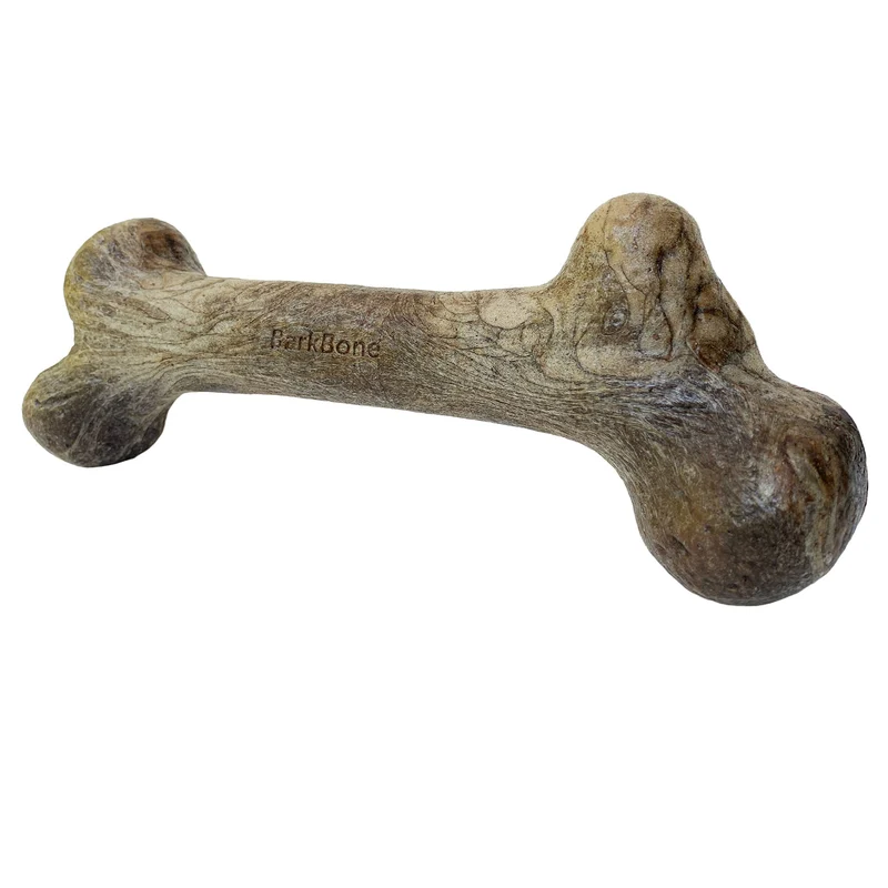 Pet Qwerks Dinosaur BarkBone – Os en nylon pour chiens agressifs – Saveur bacon – 6,5 pouces