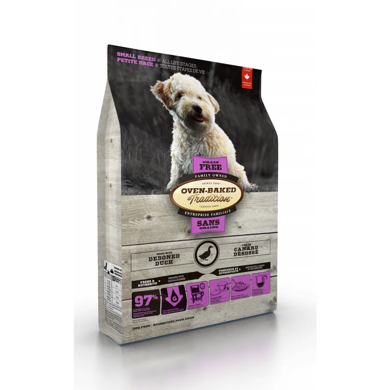 Oven Baked Tradition - Grain-Free Duck Dog Food for Small Breeds (5lb)