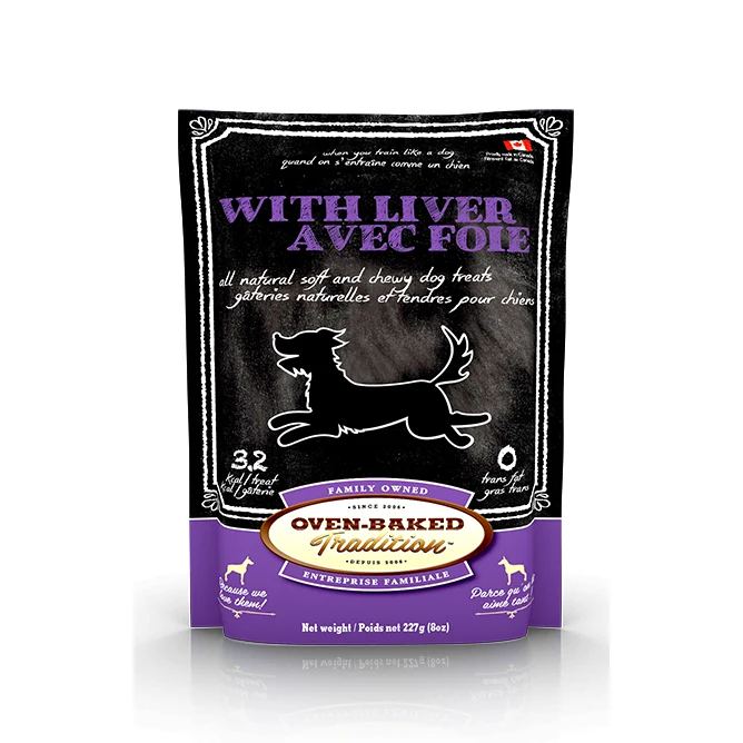 Oven Baked Tradition - Soft & Chewy Liver Dog Treats (227g)