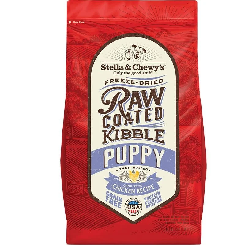 Stella & Chewy's - Raw Coated Kibble Puppy Food - Cage-Free Chicken Puppy/Dog Food