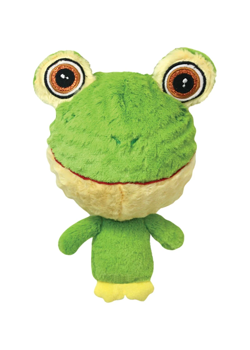Multipet 43233-1 Knobby Noggins Grenouille – Jouet Peluche Chien 4 Pouces