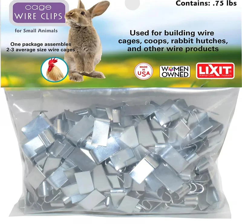 Lixit Clip en forme de J – Cages en métal: assemblage et réparation, Made in USA (0,34 kg)