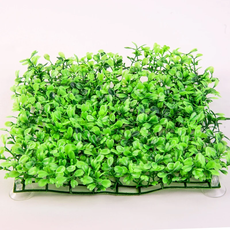 SLSON Gazon Artificiel Aquarium – 9 pouces avec 8 ventouses