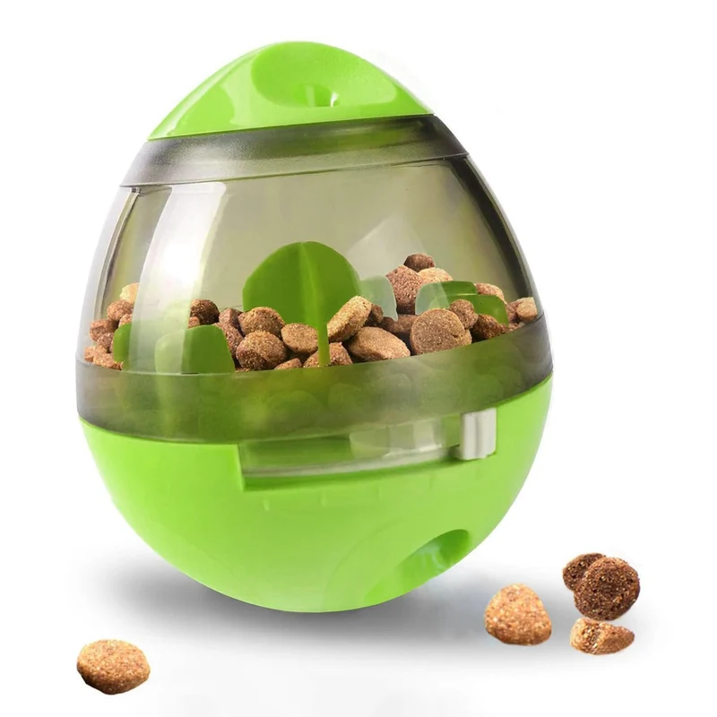 SunGrow Balle de friandises pour chiots et petites races – Distributeur lent, jeu interactif, 4,6 pouces