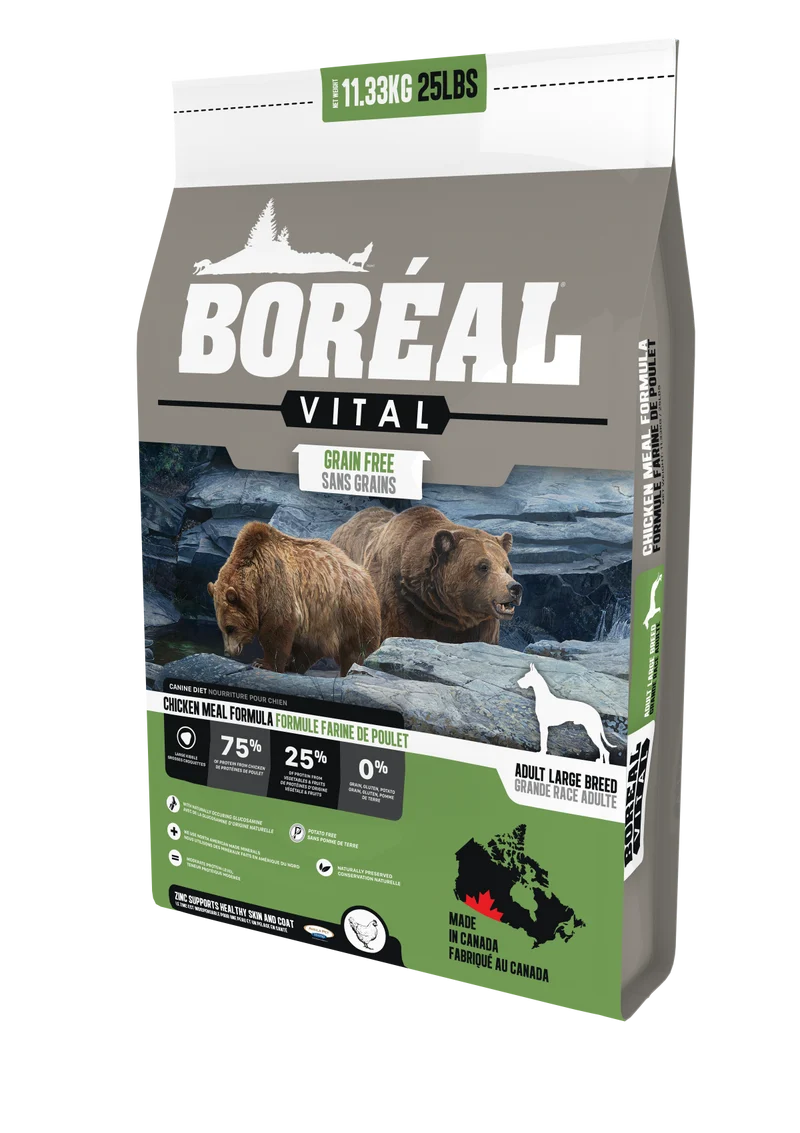 Boreal Vital Large Breed Chicken Meal - Dog Food (11.3kg)