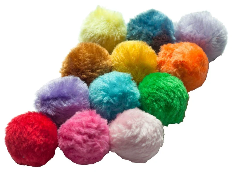 Fashion's Talk Balle Peluche Sifflement pour Chat – Lot de 12