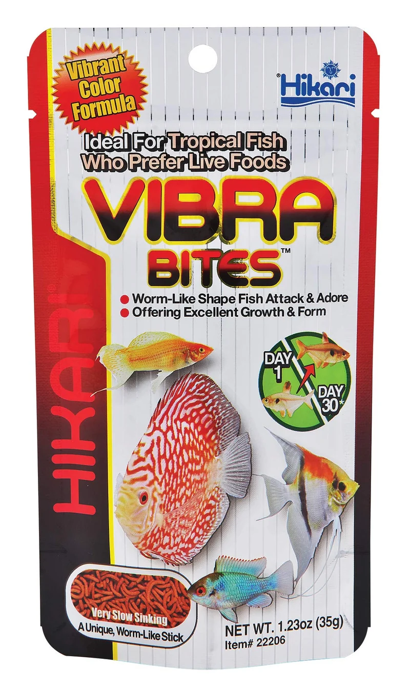 Hikari HK22206 Vibra Bites – Nourriture pour poissons tropicaux 1,23 oz