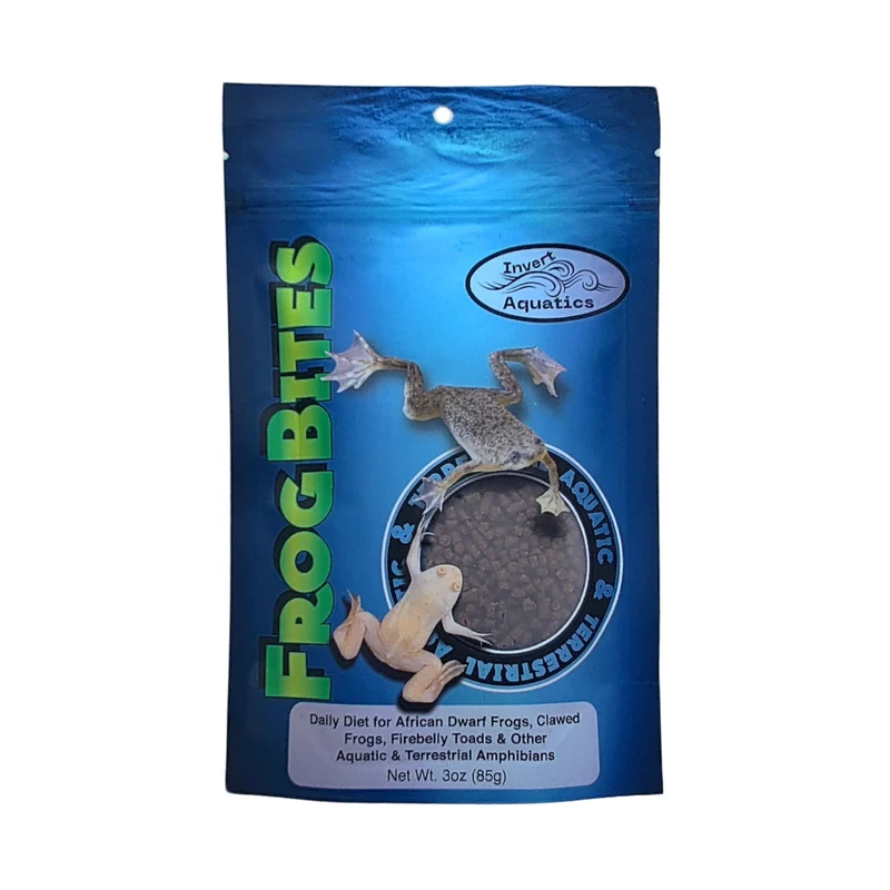 Invert Aquatics Frog Bites – Pellets Humides et Coulants pour Grenouilles et Petits Amphibiens (85 g)
