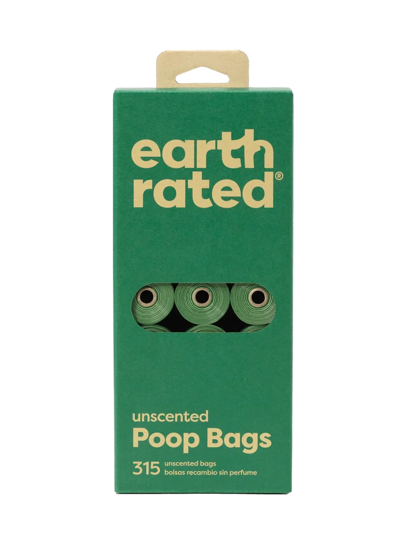Earth Rated Unscented Bag Refill Rolls - 315-Count Bulk Pack