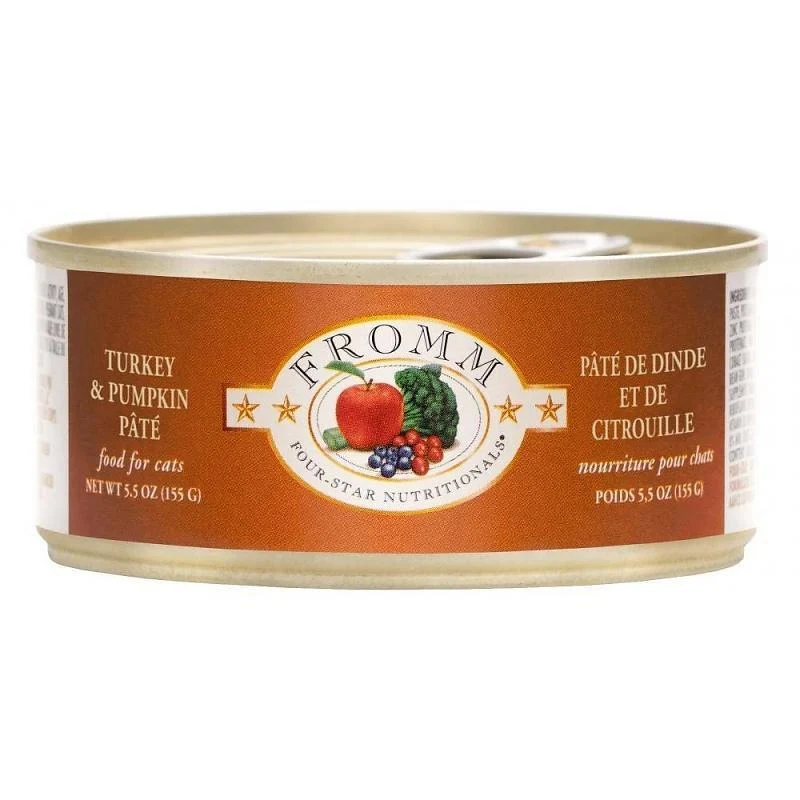 Fromm Four-Star Turkey & Pumpkin Pate Canned Entrée Cat Food