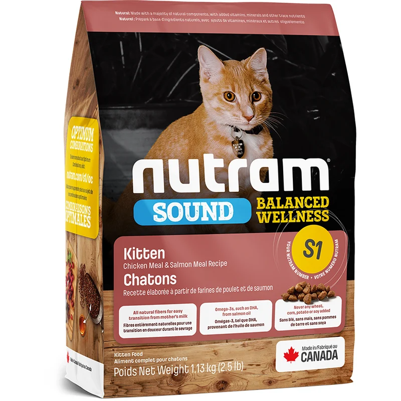 Nutram S1 Sound Balanced Wellness - Kitten Food