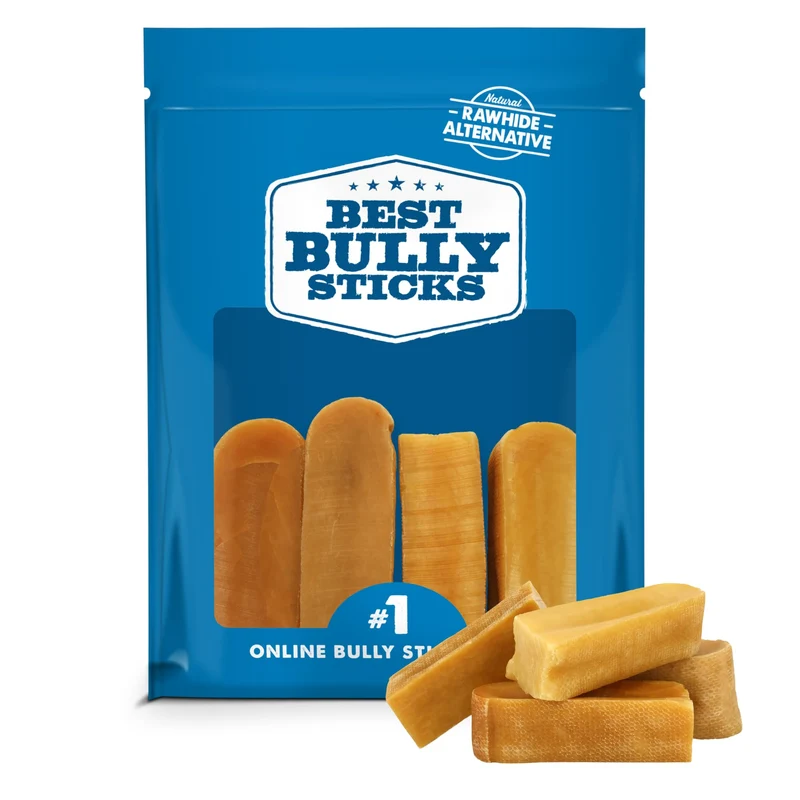 Best Bully Sticks Himalayan Yak Cheese pour chiens – Taille moyenne, 4 pièces (Pack unique) – Naturel, Sans lactose, Sans odeur, Longue durée