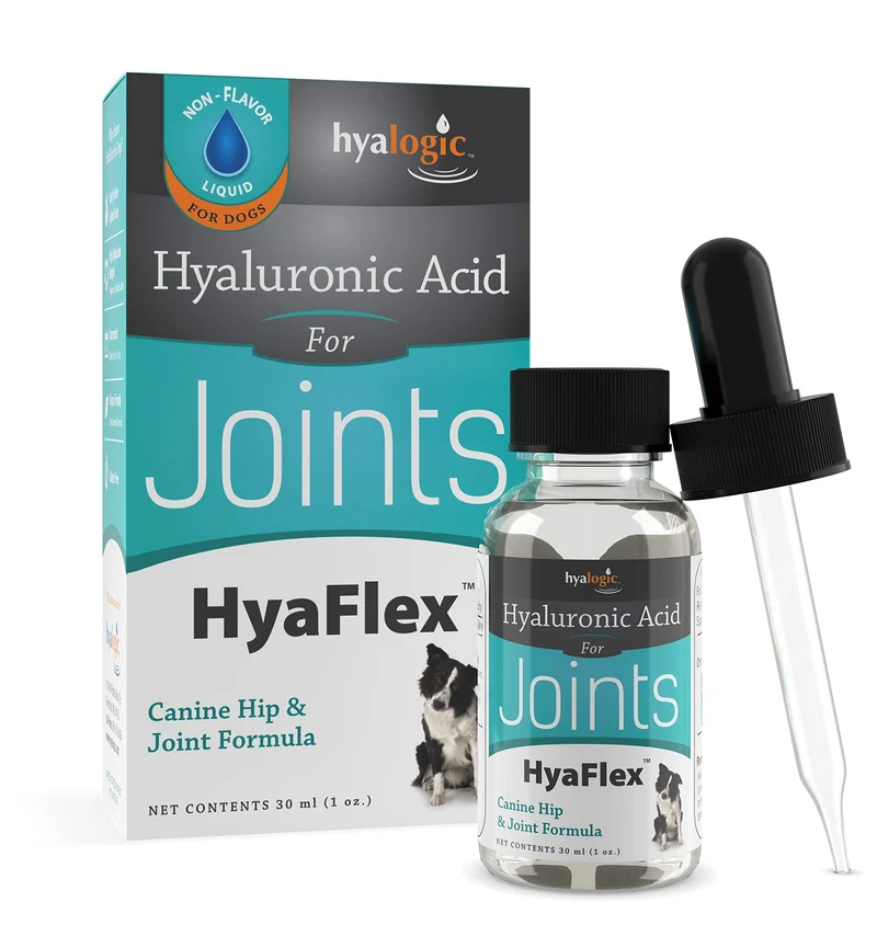 Hyalogic HyaFlex Acide Hyaluronique pour Chiens – Mobilité et Santé du Pelage (30 ml)