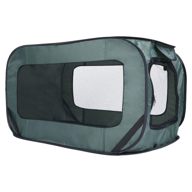BOYUZHE Cage Chien Pliable 36 Pouces – Cage de Voyage Portable Imperméable (Vert)