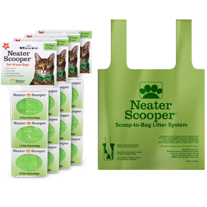 Neater Pets Neater Scooper Standard – Sacs de recharge (180 sacs, 12 boîtes) pour pelle à litière Standard