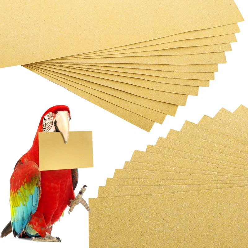Okllen – Papier gravier pour cage d'oiseaux 11x17 po, lot de 50 pièces