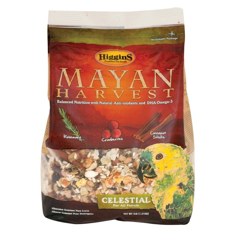 Higgins Mayan Harvest Celestial pour perroquets – Mélange premium 3 livres