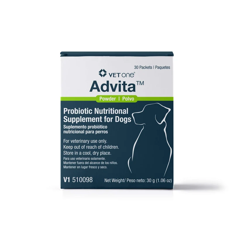 Vet One Advita Probiotique pour Chiens – Sachets de 1 g (30 unités)