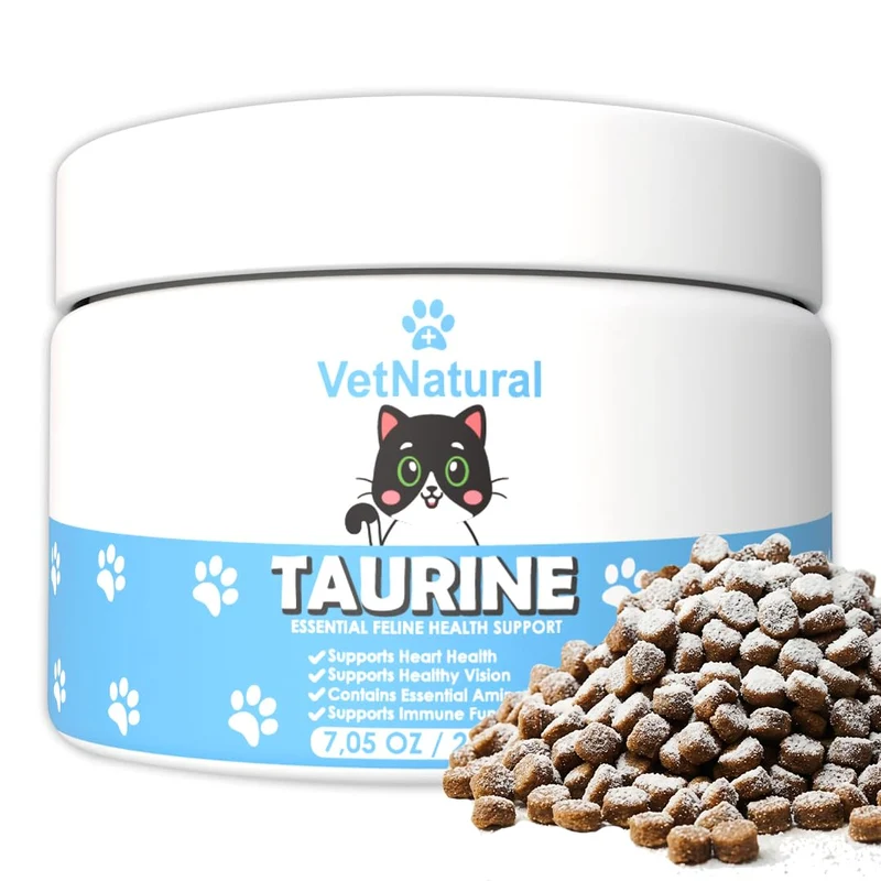 Kittysupps Taurine en poudre – 99,99% Pureté pour Chats – Nutrition Quotidienne et Bien-Être – Mélange Facile + Cuillère Doseuse | SINCE 1871 GÜLLÜOGLU