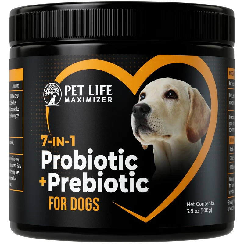 Pet Life Maximizer — Probiotique 7-en-1 pour Chiens, Santé Digestive et Bien-être | Poudre Quotidienne
