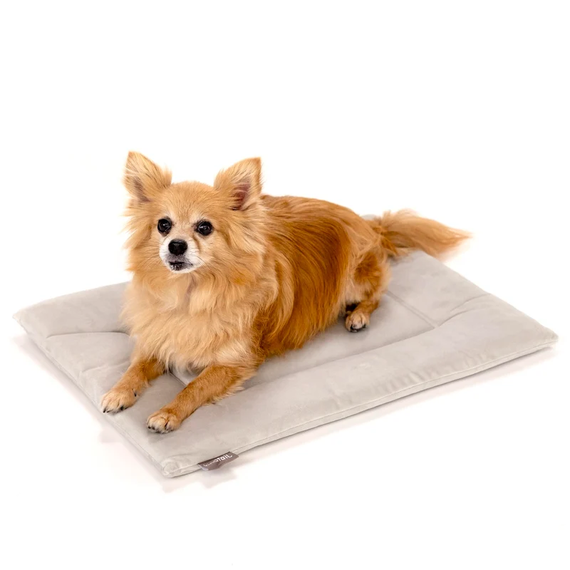 KindTail Panier de Cage pour Chien Velours Doux 20x15 – Couchage Réversible et Lavable