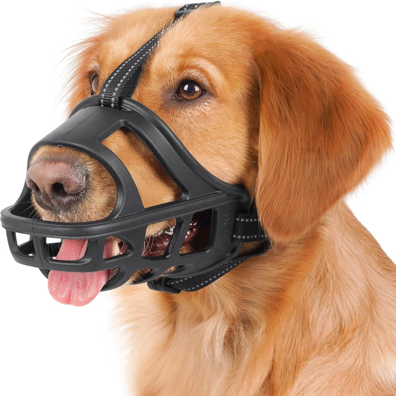 BARKLESS Panier-Museau pour Chiens Moyens et Grands – Taille XL, Confort Respirant et Sécurité