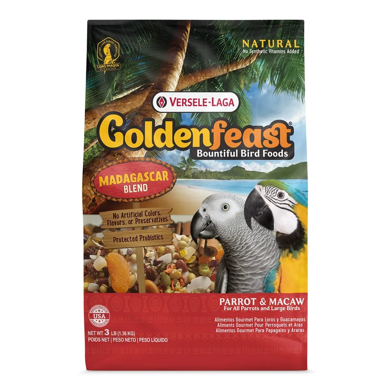 Versele-Laga VL Goldenfeast Madagascar Blend – Sac 3 lb pour oiseaux