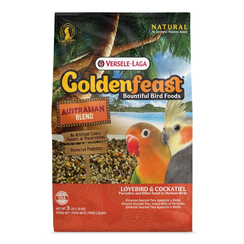 Goldenfeast VL Australian Blend – Sachet 3 lb pour petits et moyens oiseaux