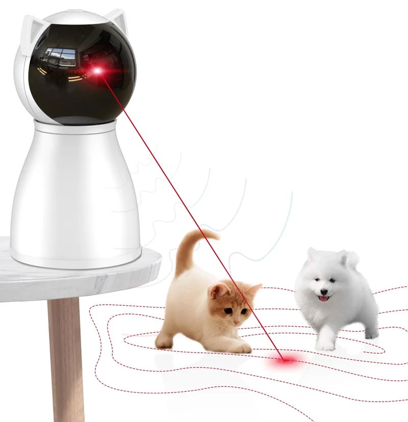 Valonii Laser pour Chats — Trajectoire Aléatoire, Rechargeable et Activation par Mouvement (2025 Amélioré)
