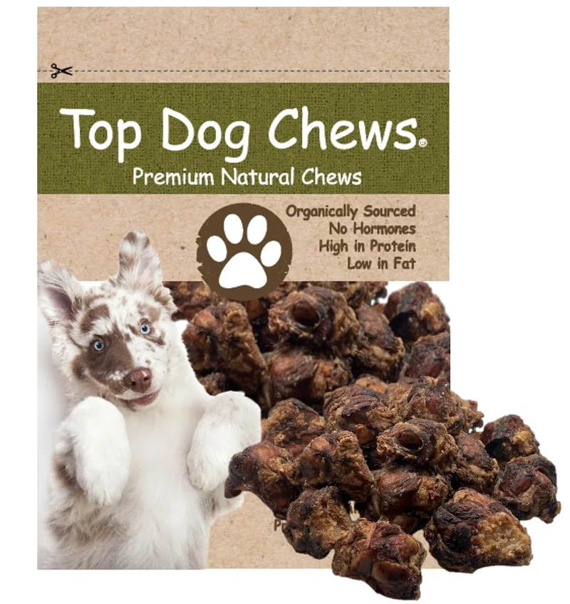 Top Dog Chews – Os Genoux, 10 Pièces, Friandises Bœuf à Mâcher Longue Durée Pour Chiens, Fabriqué aux États‑Unis