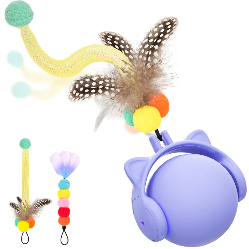 ORSDA Balle connectée pour chats — Jouet interactif intelligent à détection tactile et sons variés