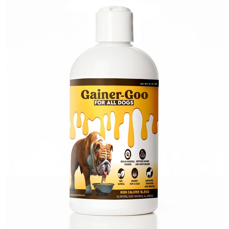 Horizon Animal Care - Gainer-GOO: Supplément Liquide Haute-Calorie pour Chiens (16 oz)