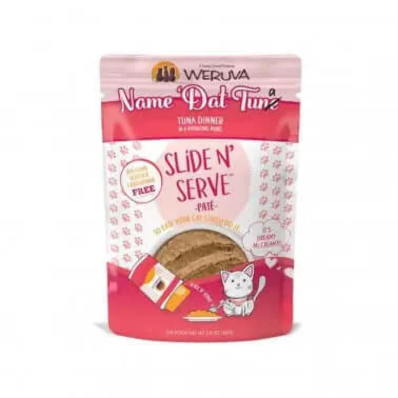 Weruva Name Dat Tuna Pâté au Thon – Sachet Slide N Serve 2,8 oz (12x)