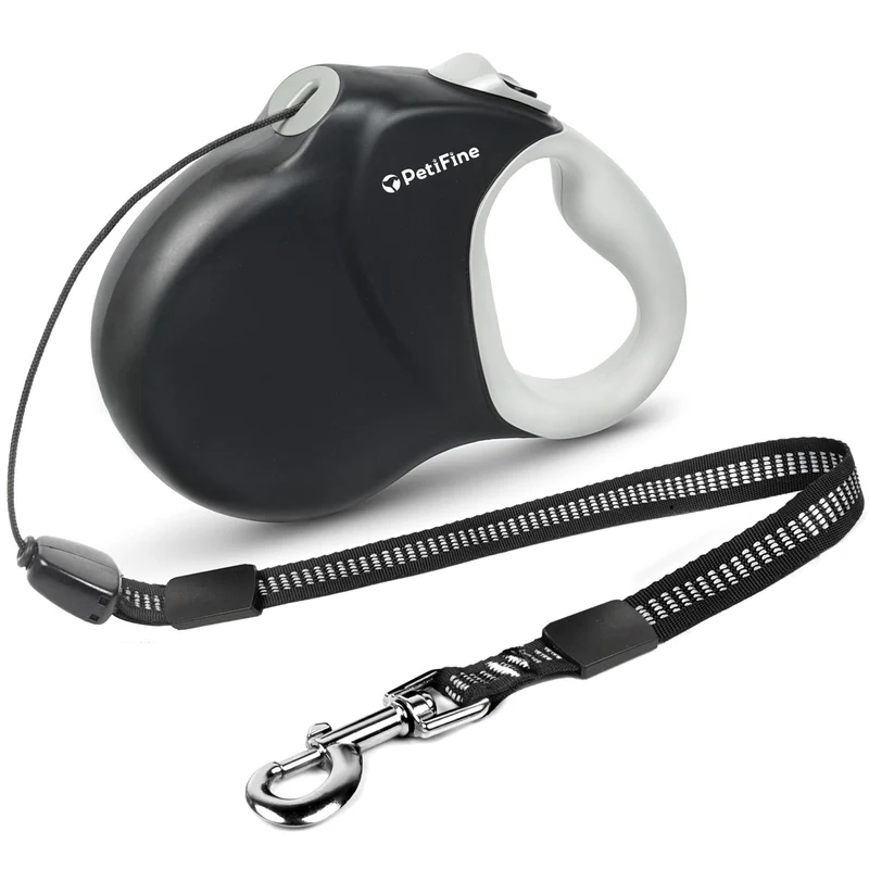 PetiFine Laisse Rétractable pour Chien – 30 Pieds, Ultra-Robuste, Sans Enchevêtrement