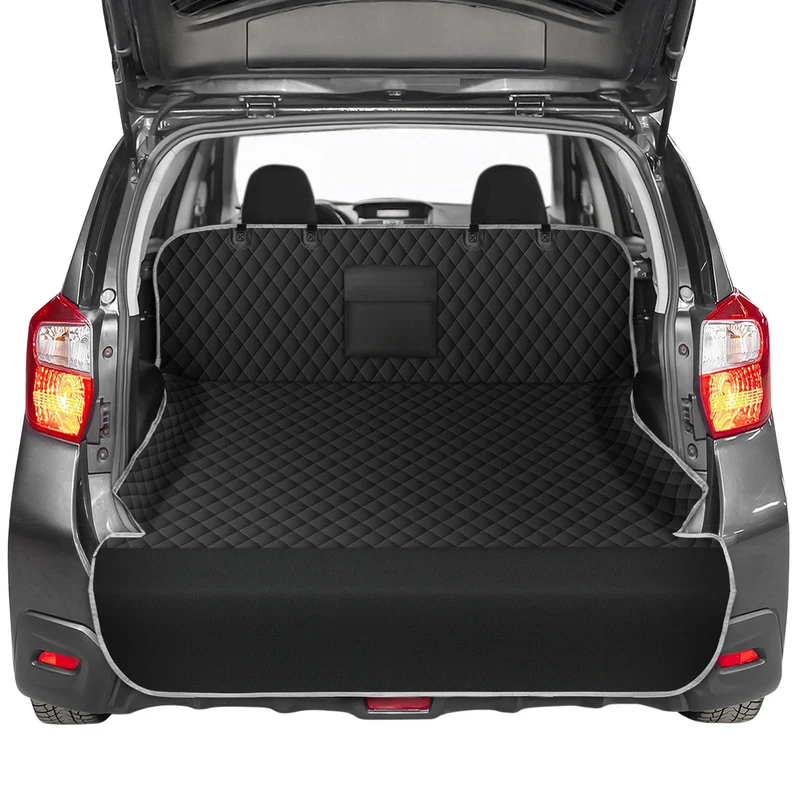 NECKORY Tapis de Coffre pour Chiens – Housse Imperméable et Antidérapante pour SUV/Voiture Gris