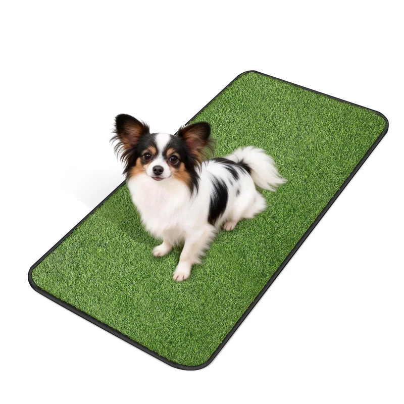 aHeemo Gazon Artificiel pour Chiens — Tapis Potty Réutilisable 19,8x39,6 pouces