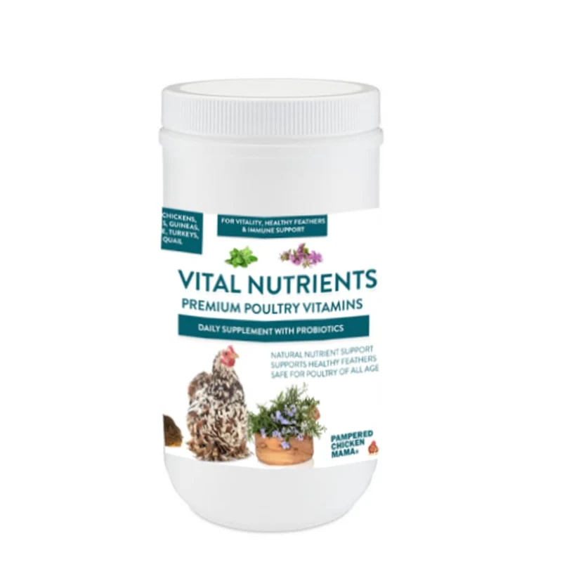 Vitamines vitales pour poulets — complément alimentaire pour alimentation & mue | Pampered Chicken Mama (1,5 lb)