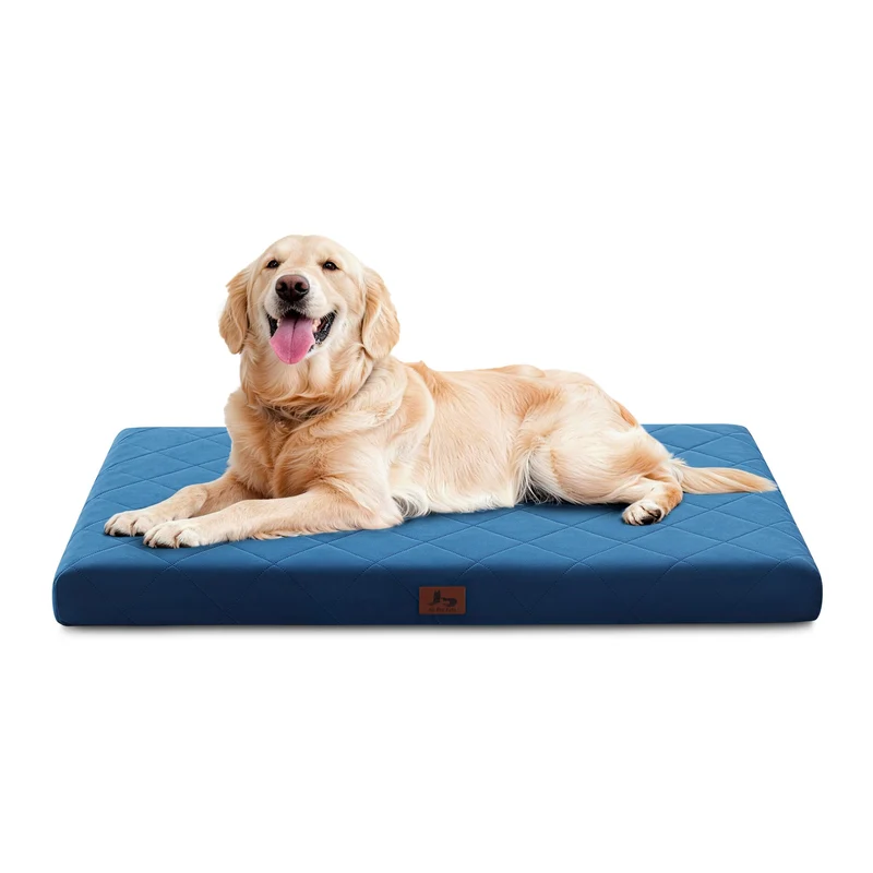 Warmrest Tapis Orthopédique pour Chien 35x22 pouces – Couchage Imperméable et Housse Amovible