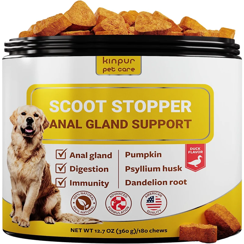 Scoot Stopper – Friandises Douces pour Chien avec Fibres, Soutien Digestif