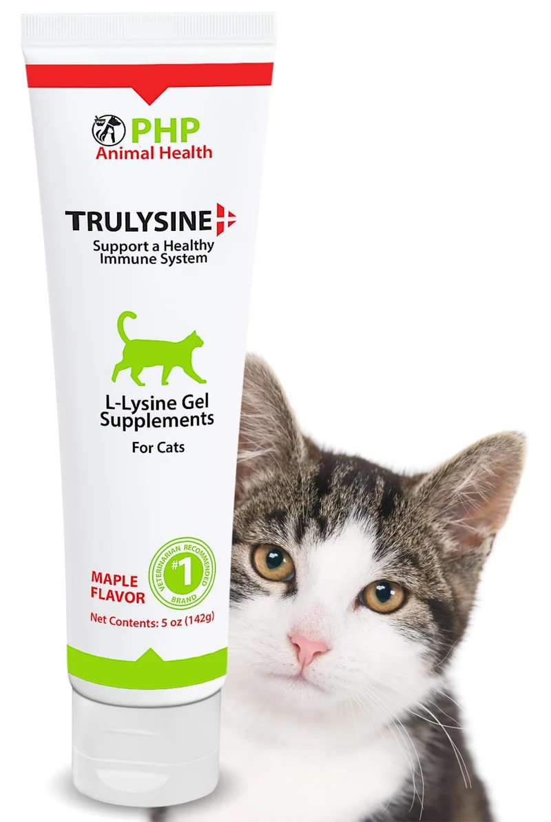 Pet Health Pharma — Trulysine Lysine Gel pour Chats et Chatons, Saveur érable, 5 oz