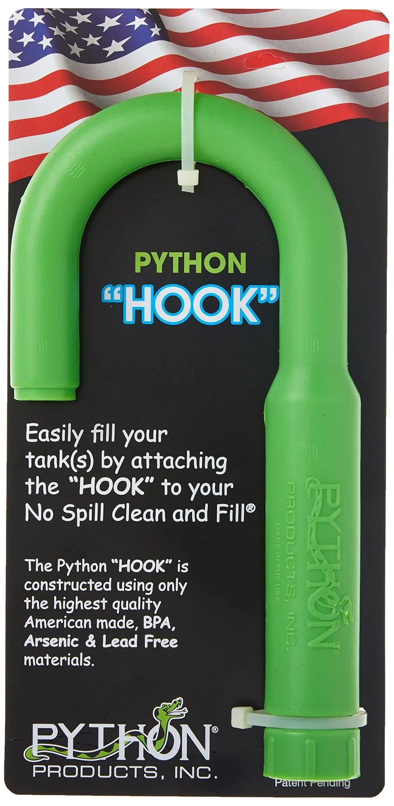 Python Hook – Accessoire sans deversement pour systemes d'entretien d'aquarium Python